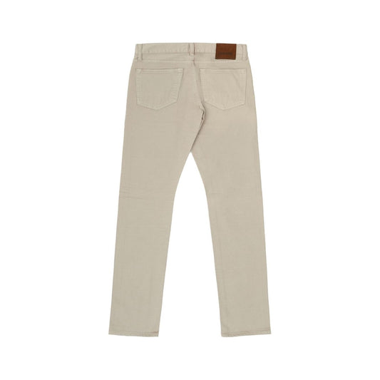 Tom Ford | Beige Five Pockets Jeans Pants  | McRichard Designer Brands