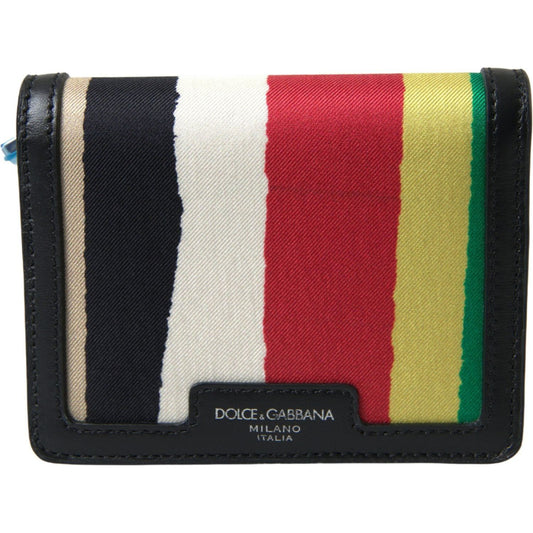 Dolce & Gabbana | Multicolor Leather Shoulder Strap Card Holder Wallet | McRichard Designer Brands